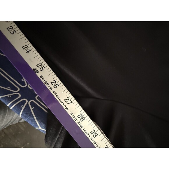 CAbi Chance Wide Leg Pants Style 1208 Black Pull On Stretch Dressy Size L - Picture 7 of 13